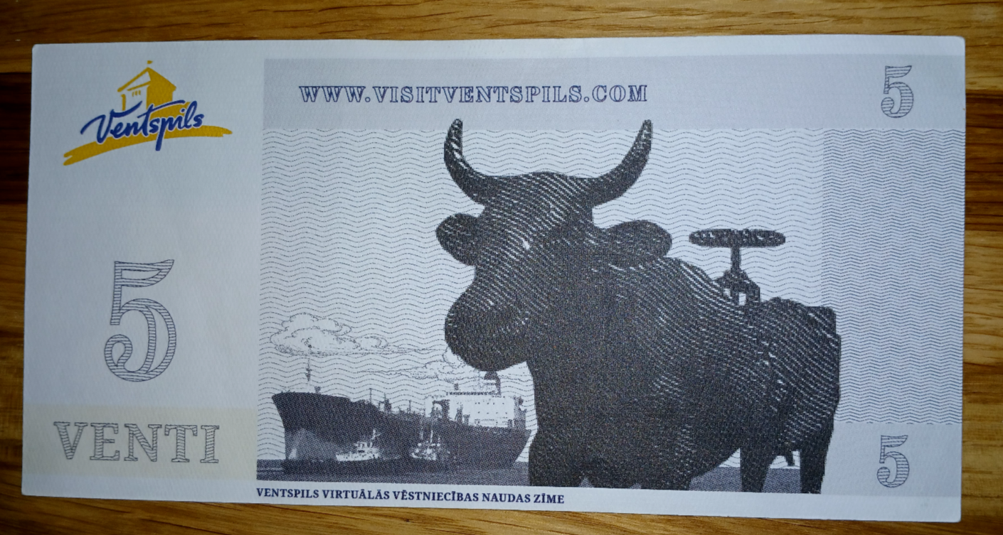 Venti 2011 banknotes Ventspils Latvia 6 pcs in lot