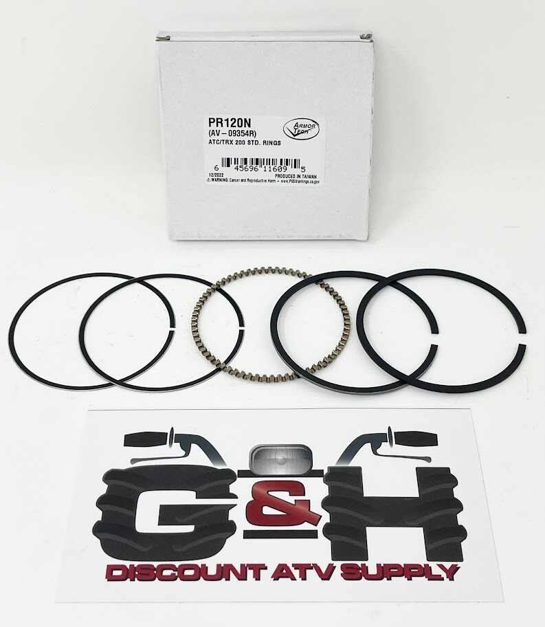 1984 Honda TRX 200 Fourtrax Piston RINGS & TOP GASKET KIT SET Standard 65.00mm