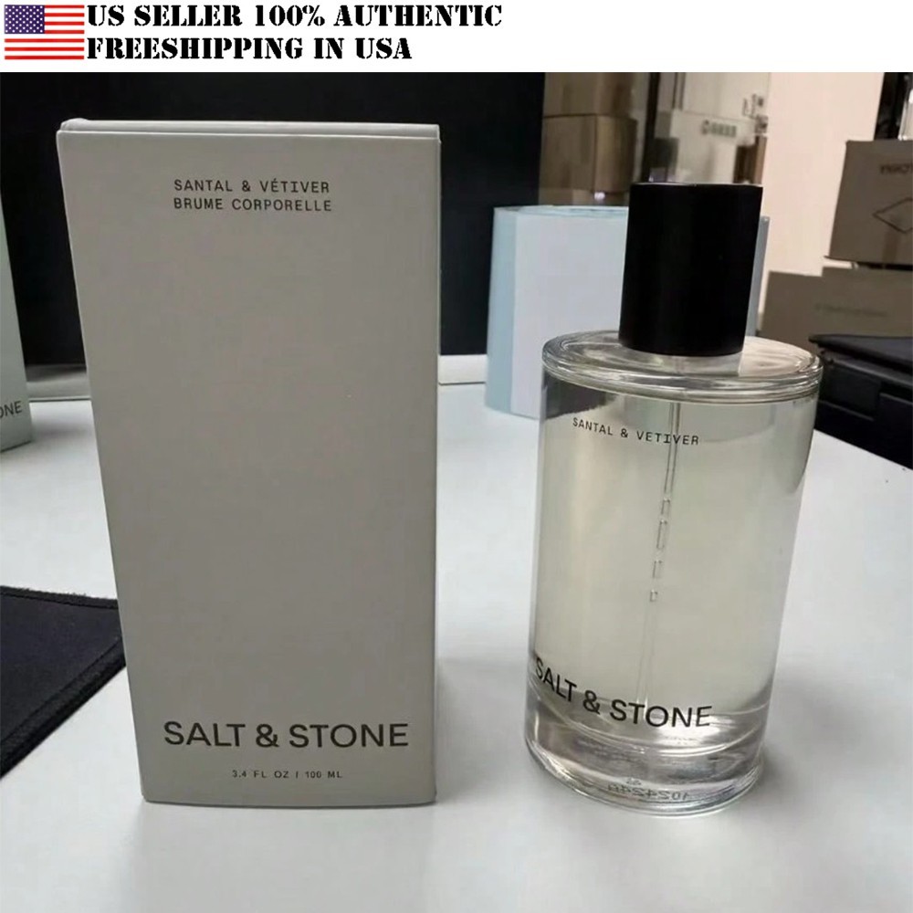 SALT & STONE Santal & Vetiver Body Mist, 100 ml for women and men New in Box