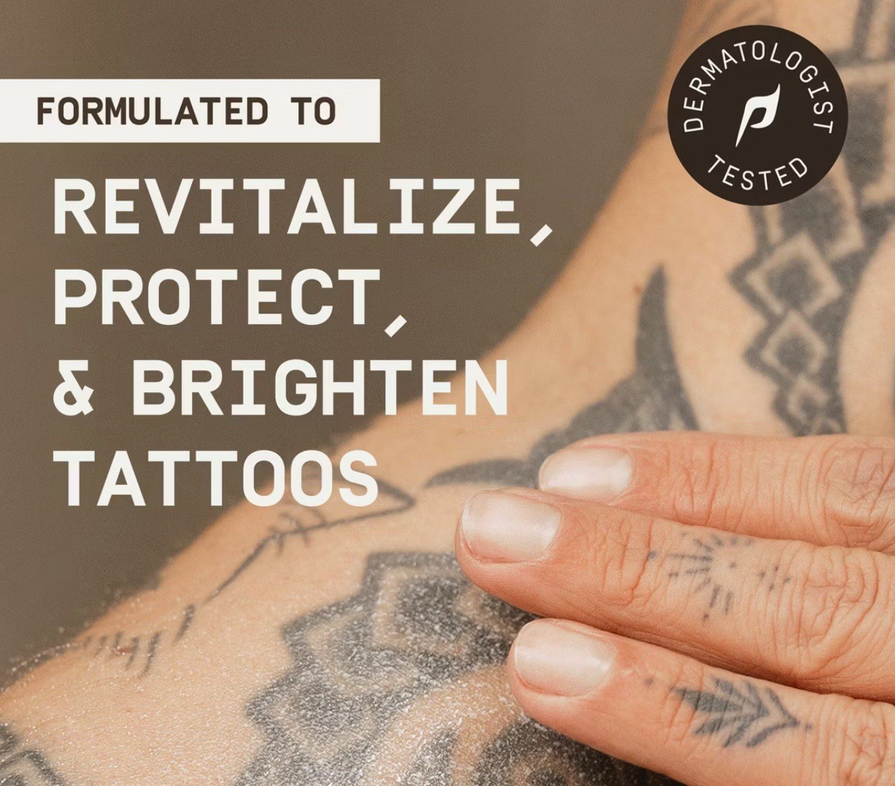 Papatui 360° Tattoo Spray 4oz Coconut Wood Moisturizer Enhances Vibrancy