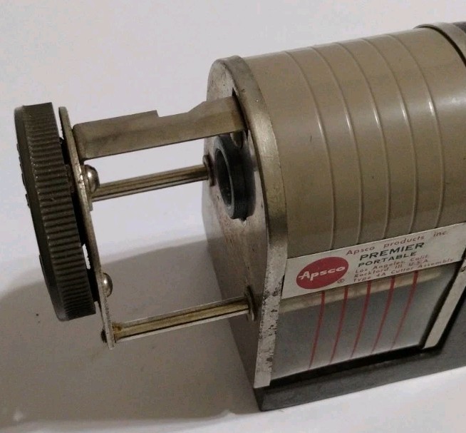 Vintage APSCO Premier Portable 4A Cutter Assembly Pencil Sharpener