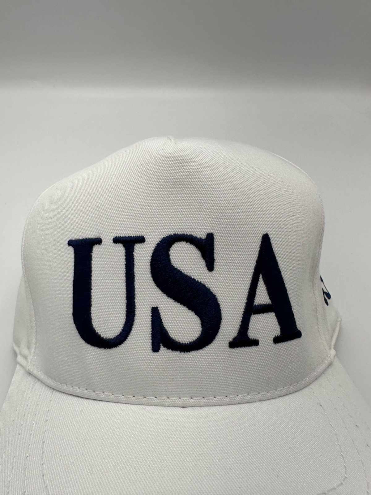 Official Trump USA 45 Cali Fame White Snapback Hat Cap