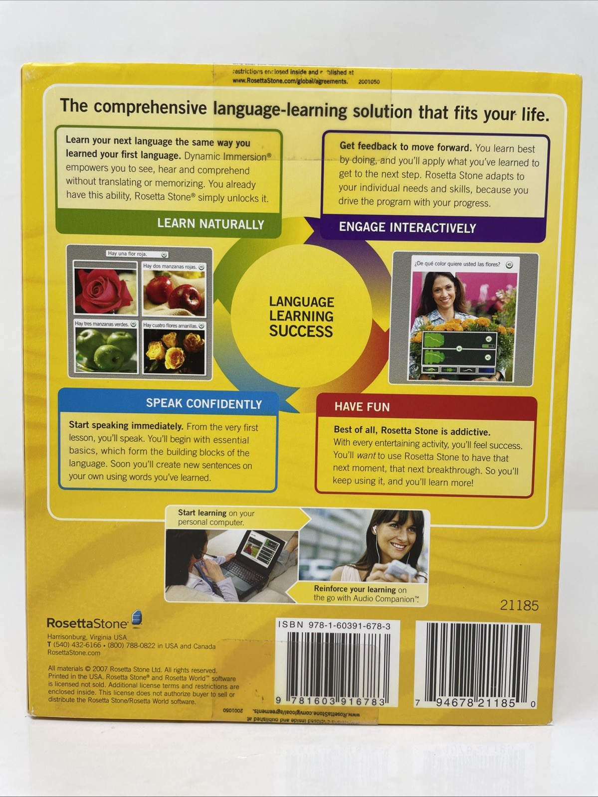 Rosetta Stone French Level 1, 2, 3 for PC, Mac Brand New Factory Sealed