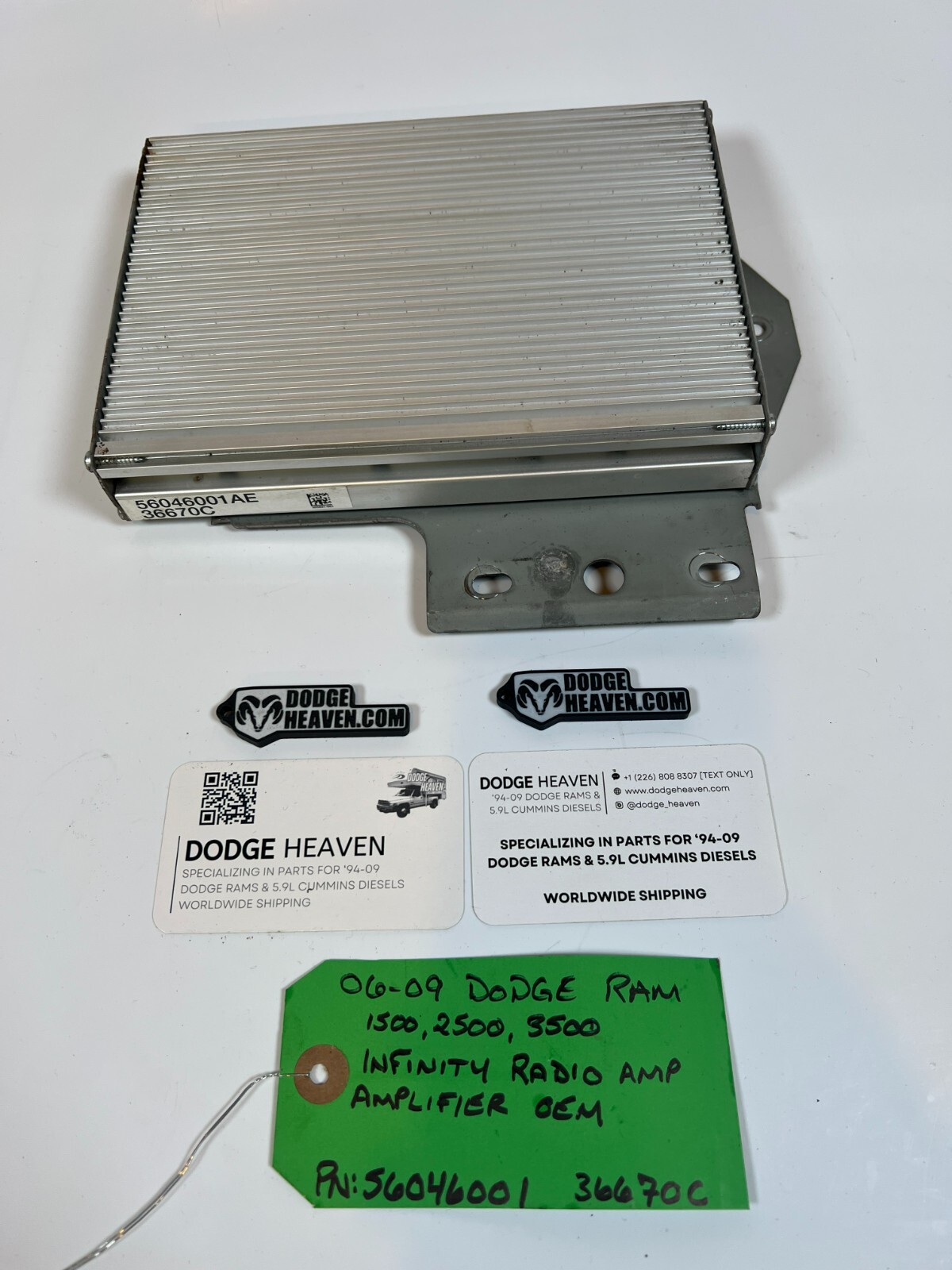 OEM 2006-2009 Dodge Ram Infinity Radio Amp / Amplifier 56046001 1500 2500 3500