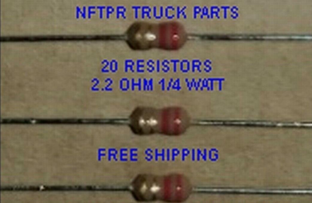 100pcs Premium QUALITY -2.2 OHM Resistors SRS Airbag BMW Mercedes Toyota Honda