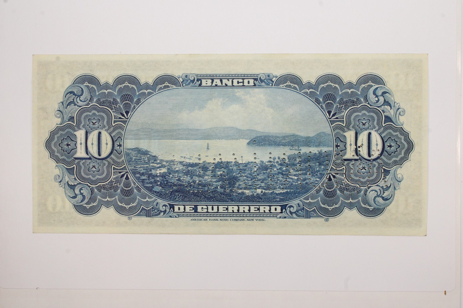 Mexico 10 Pesos 1914 Banco de Guerrero P. S299b - UNC #0442