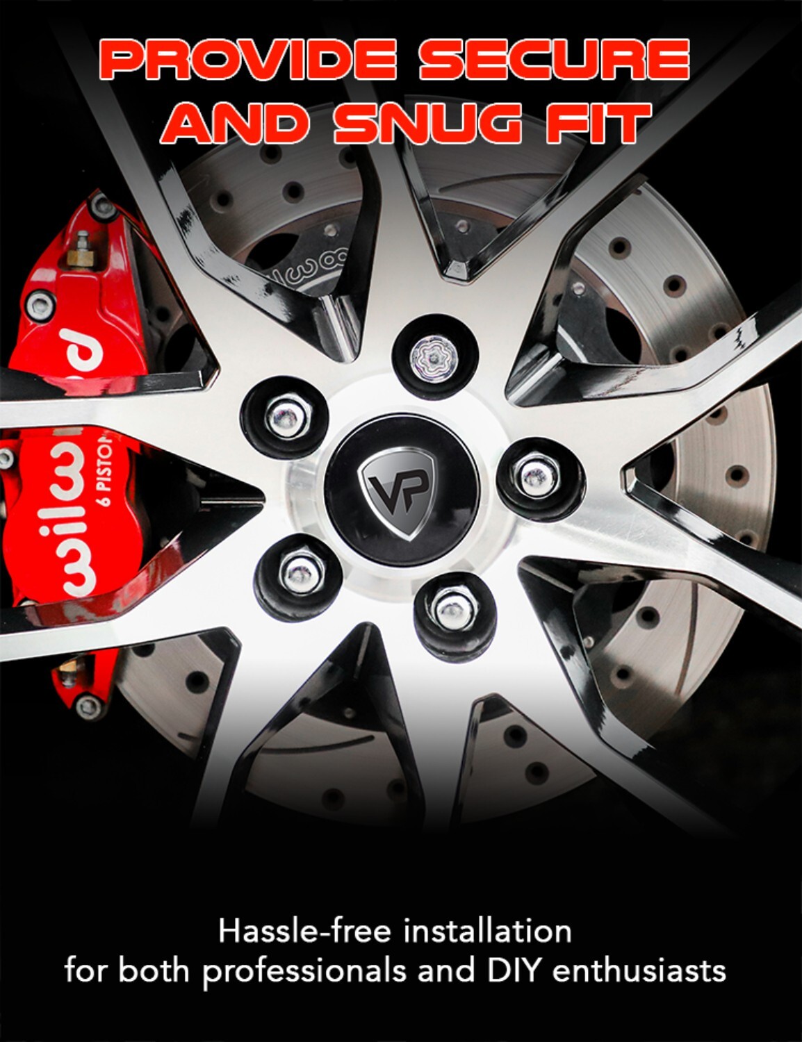 Set 20 12x1.5 Black Acorn Tuner Lug Nuts for Ford Fusion Focus Escape MKC MKZ