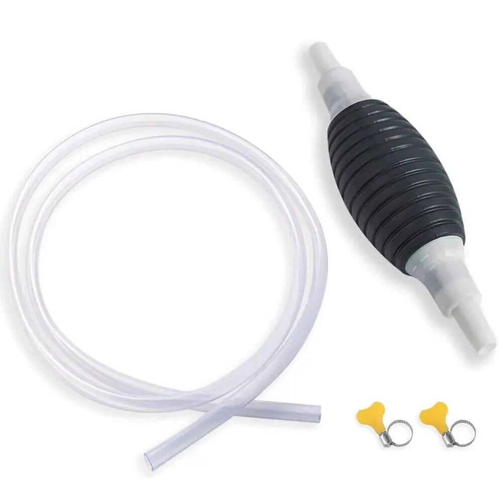 Siphon Hose Hand Pump Portable Manual Fuel Transfer Pump