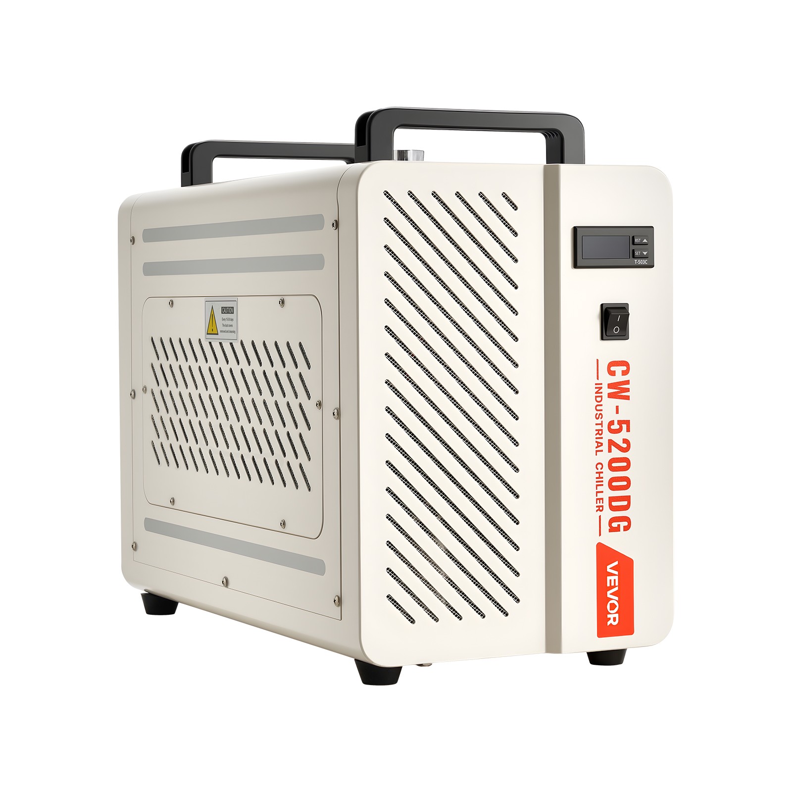 VEVOR Industrial Water Chiller 5460 BTU/h Water Cooler with Compressor 3.4 GPM