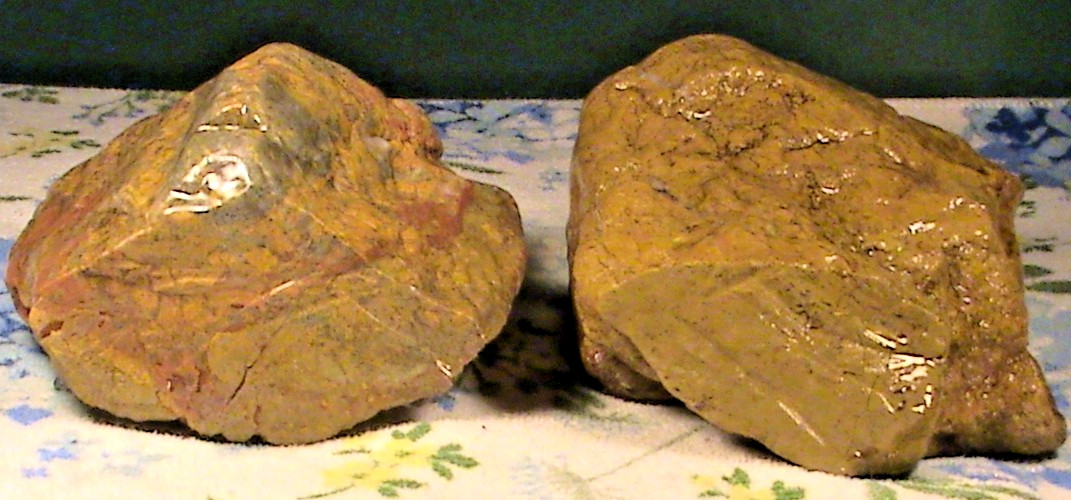 Mixed Yellow Jasper Agate Lot, Rough Natural Lapidary Rocks, 5 LBS, 6 OZ, #291