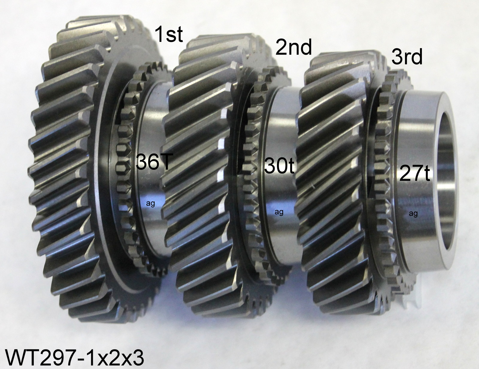 Muncie M20 M21 4 Speed 1st - 2nd & 3rd Gears, WT297-1x2x3