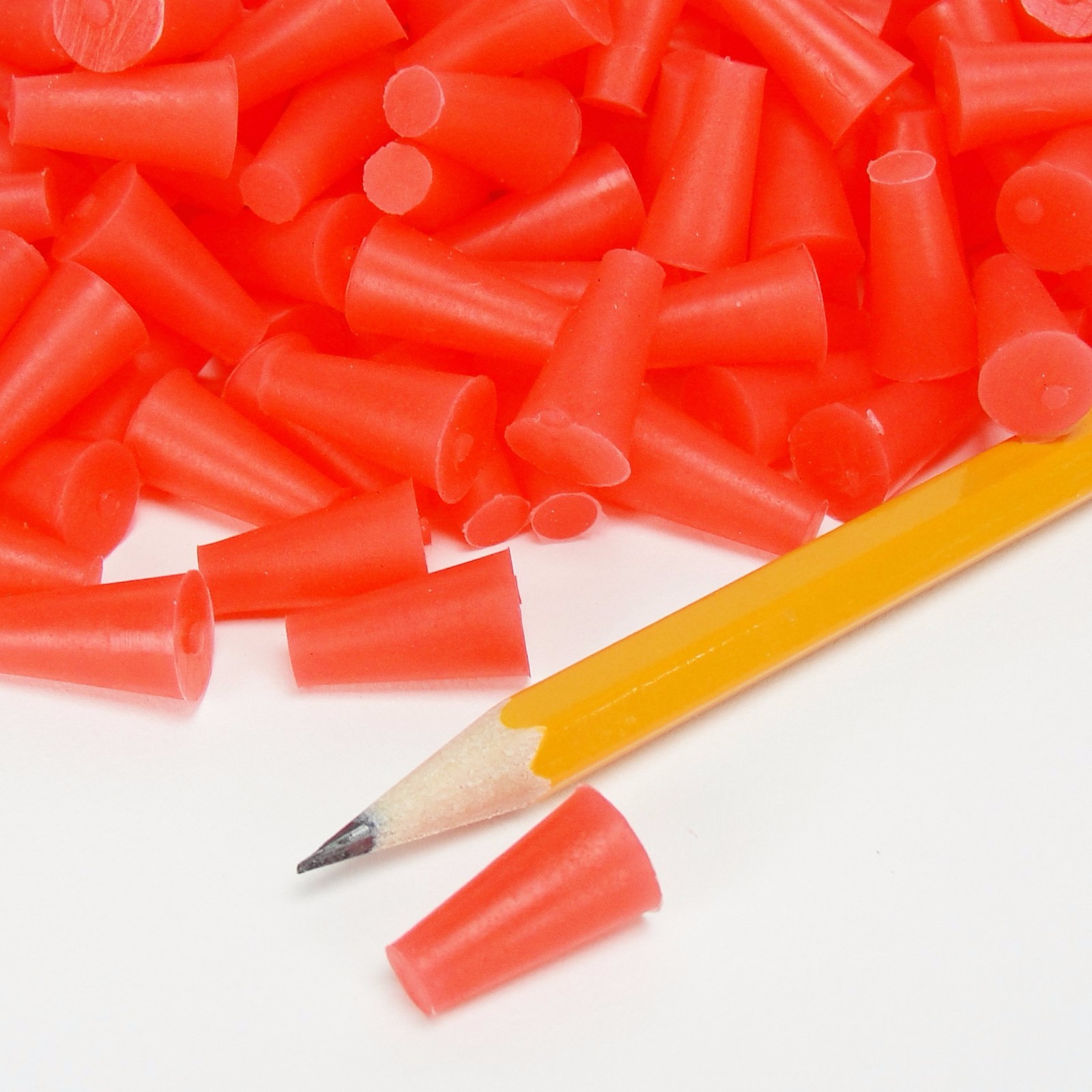 High Temp Masking Supply .187" x .343" STP103 Silicone Rubber Plugs - 50 Pack