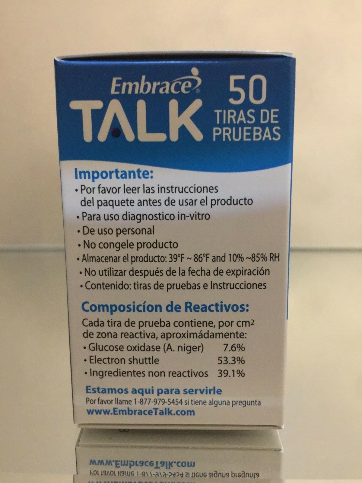 Embrace TALK Blood Glucose 200 Test Strips. EXP: 07/05/2025FREE SHIPPING