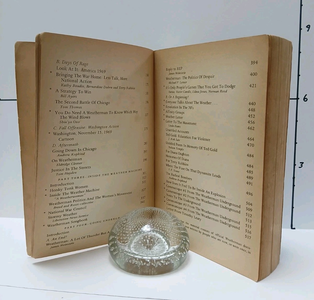 Weatherman; Harold Jacobs; Ramparts Press, Inc.; 1970