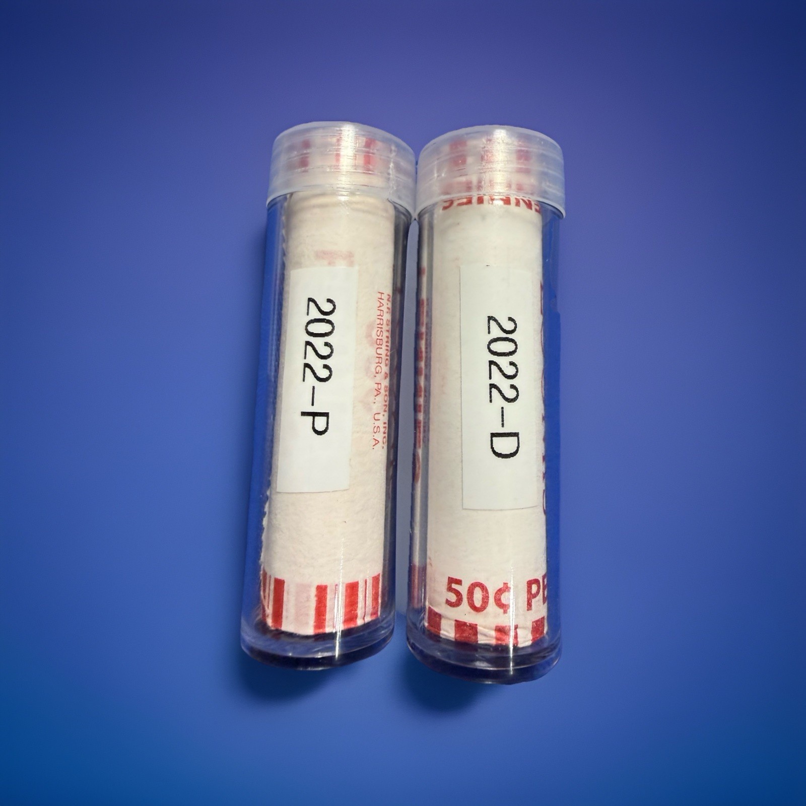 2022-P&D Lincoln Shield Cent Rolls. Free 2025-P&D Coins w/Purchase!🎁