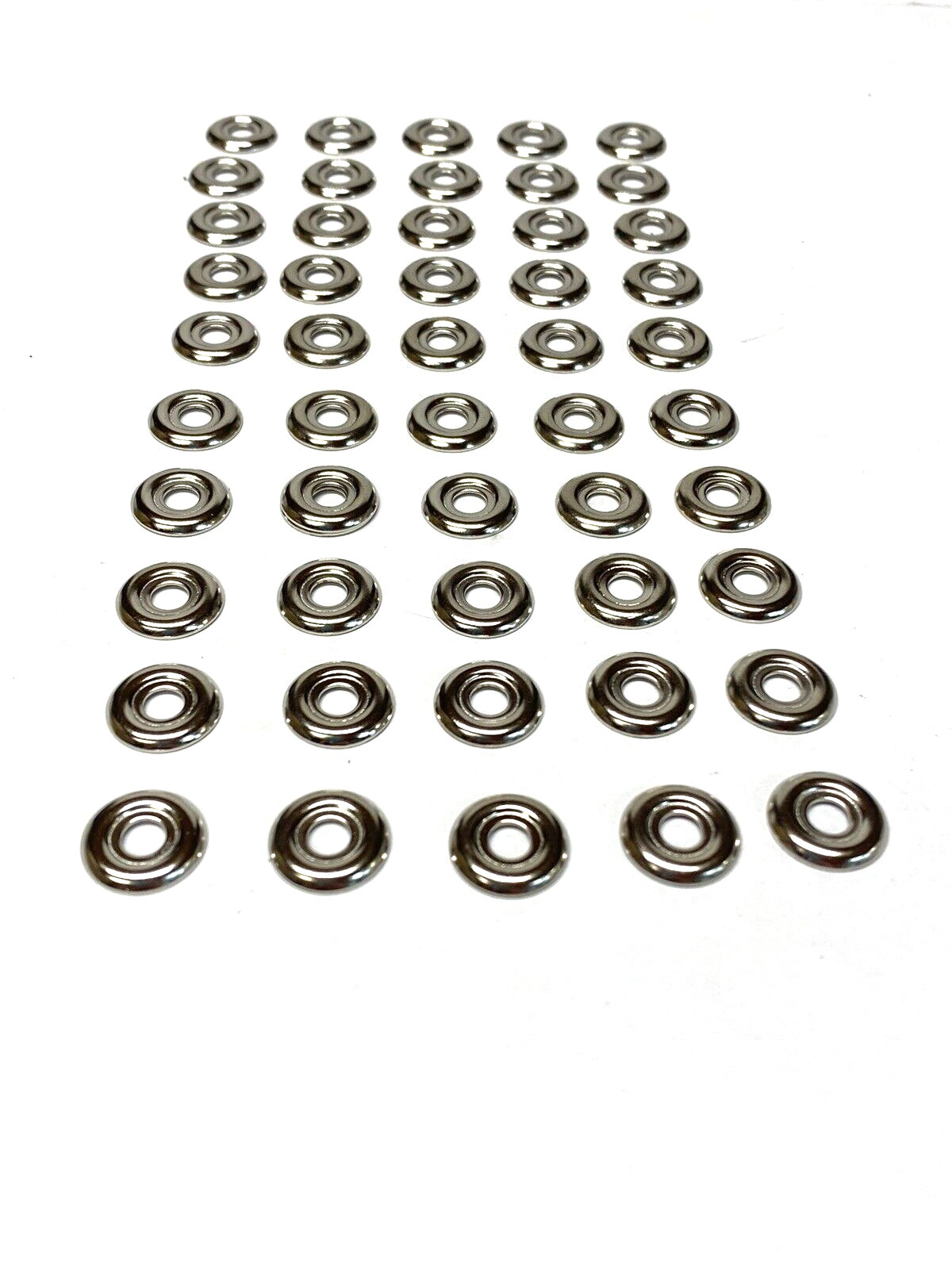 50 pcs -   Stainless Nickel Glass Marble Display Stands For 18-35mm Marbles