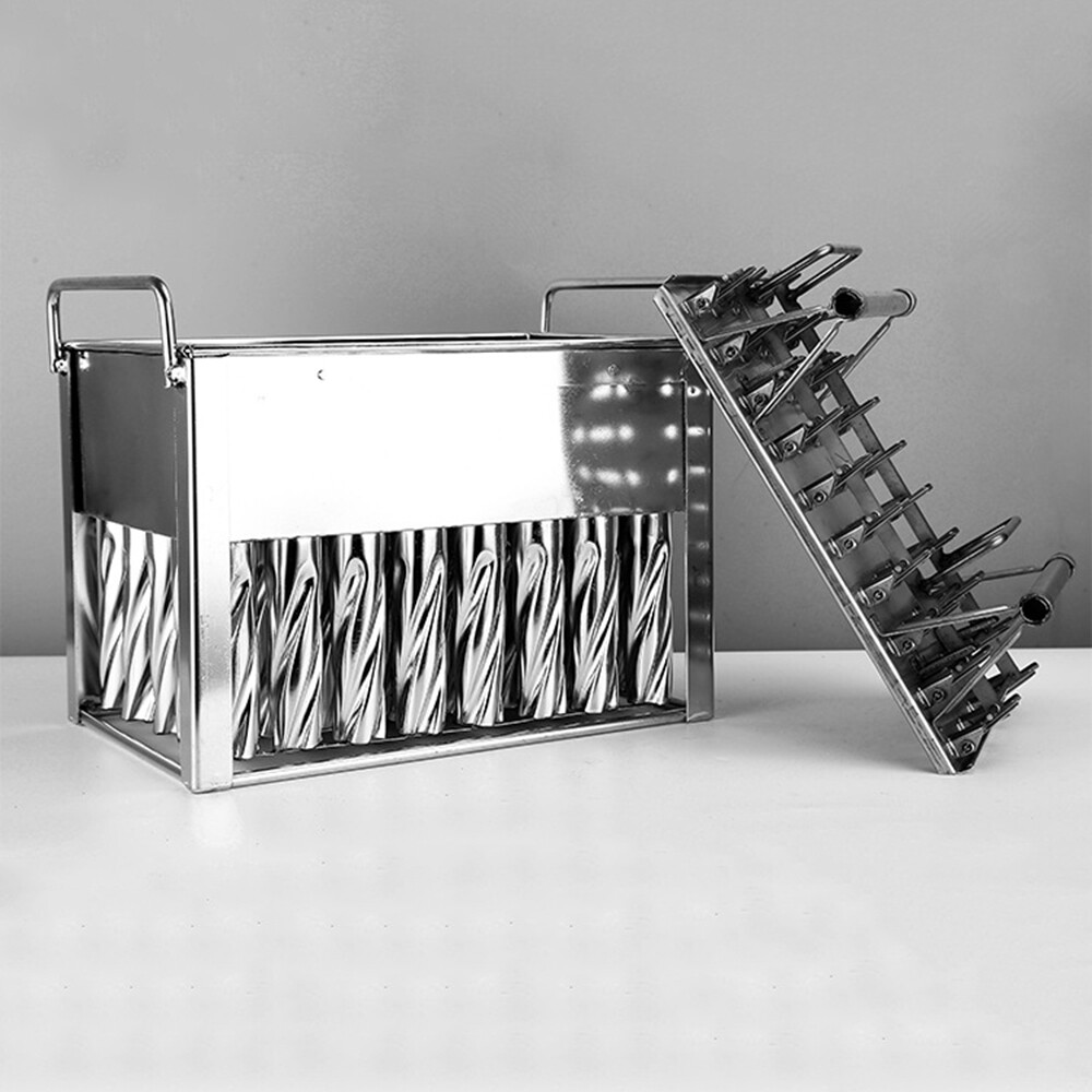 40pcs Stainless Steel Molds Ice Lolly Ice Cream Stick Holder Commercial Use USA
