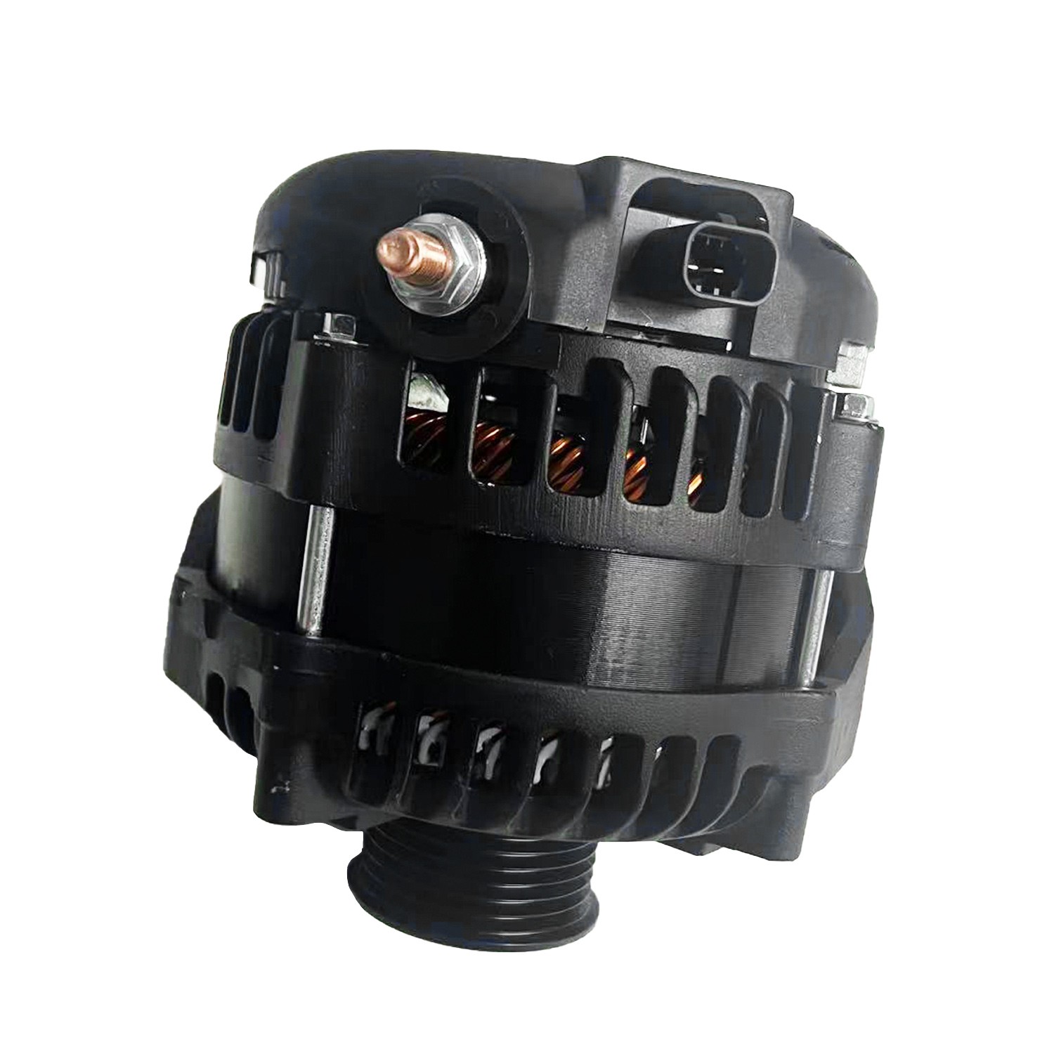 For GMC Yukon Chevy Tahoe Cadillac Hummer H2 350A High Output Black Alternator