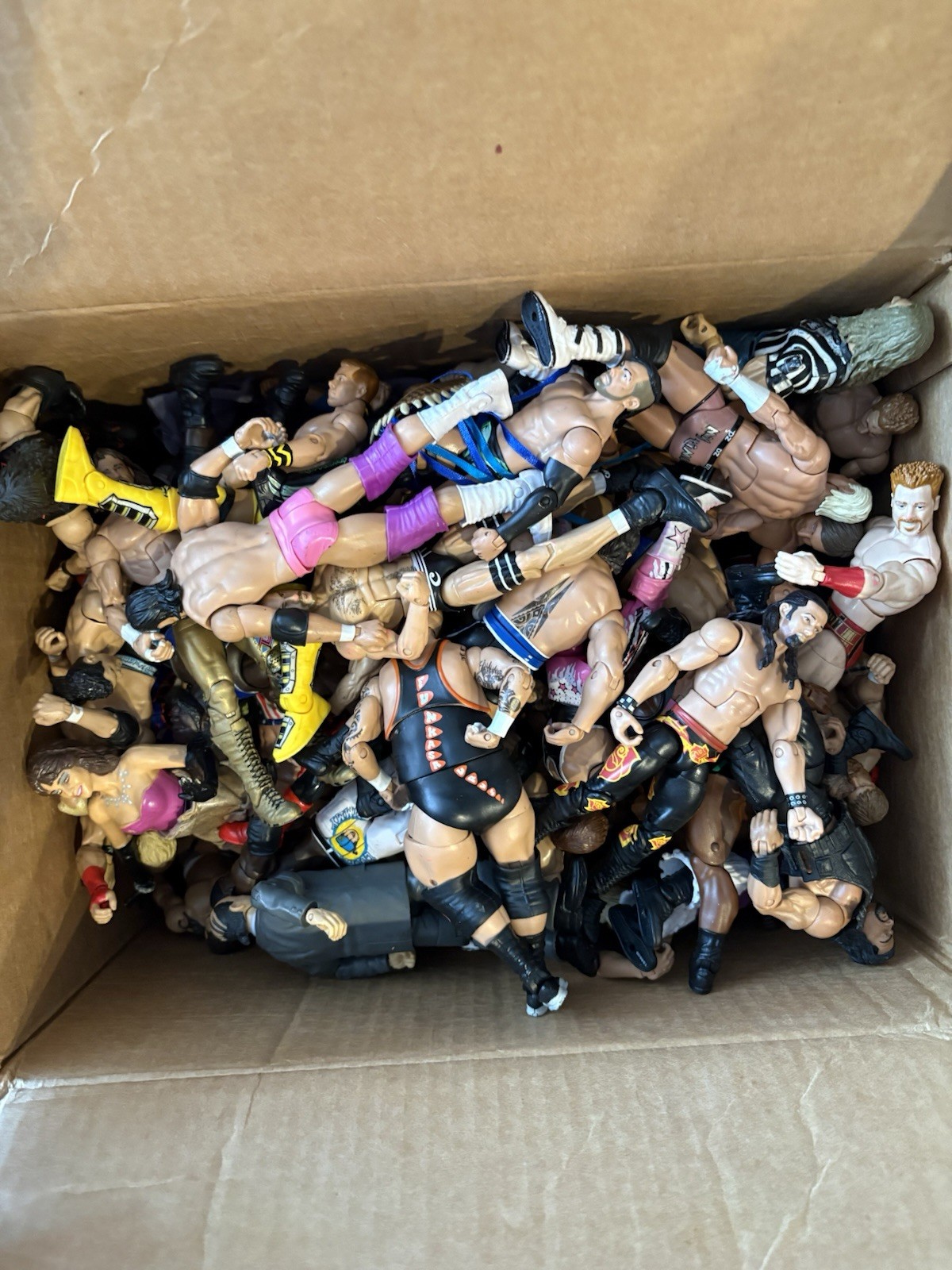 WWE Wrestling Action Figures Mixed Lot Assorted Miscellaneous Set of 5