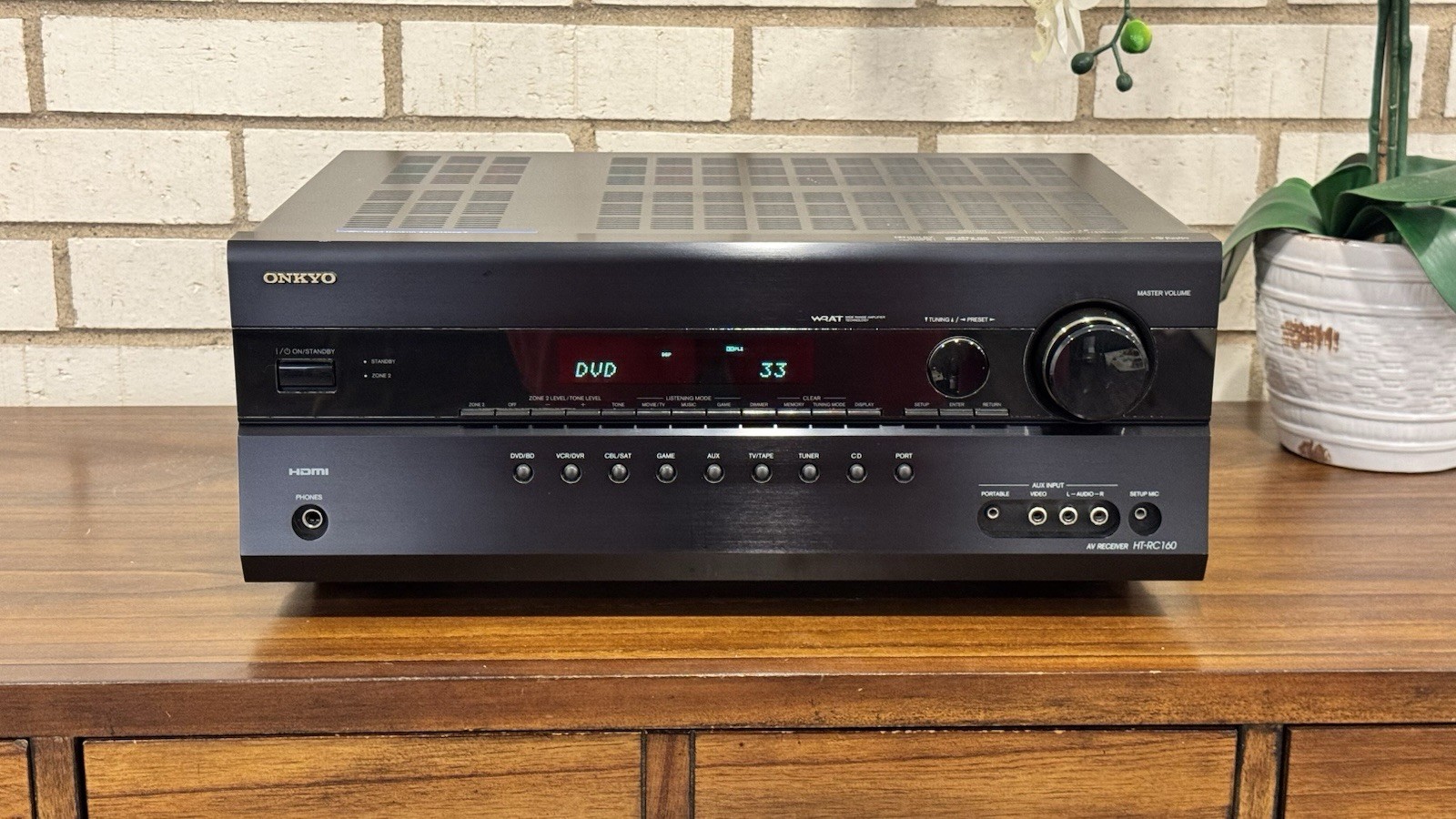 Onkyo HT-RC160 7.1 AV Receiver – Fully Working – No Remote