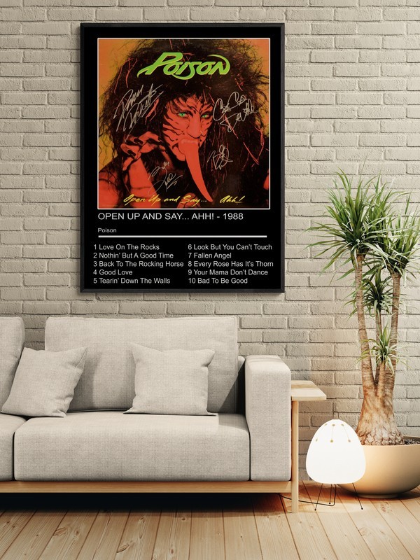 18"x24" Poison Open Up And Say Ahh Poster Print