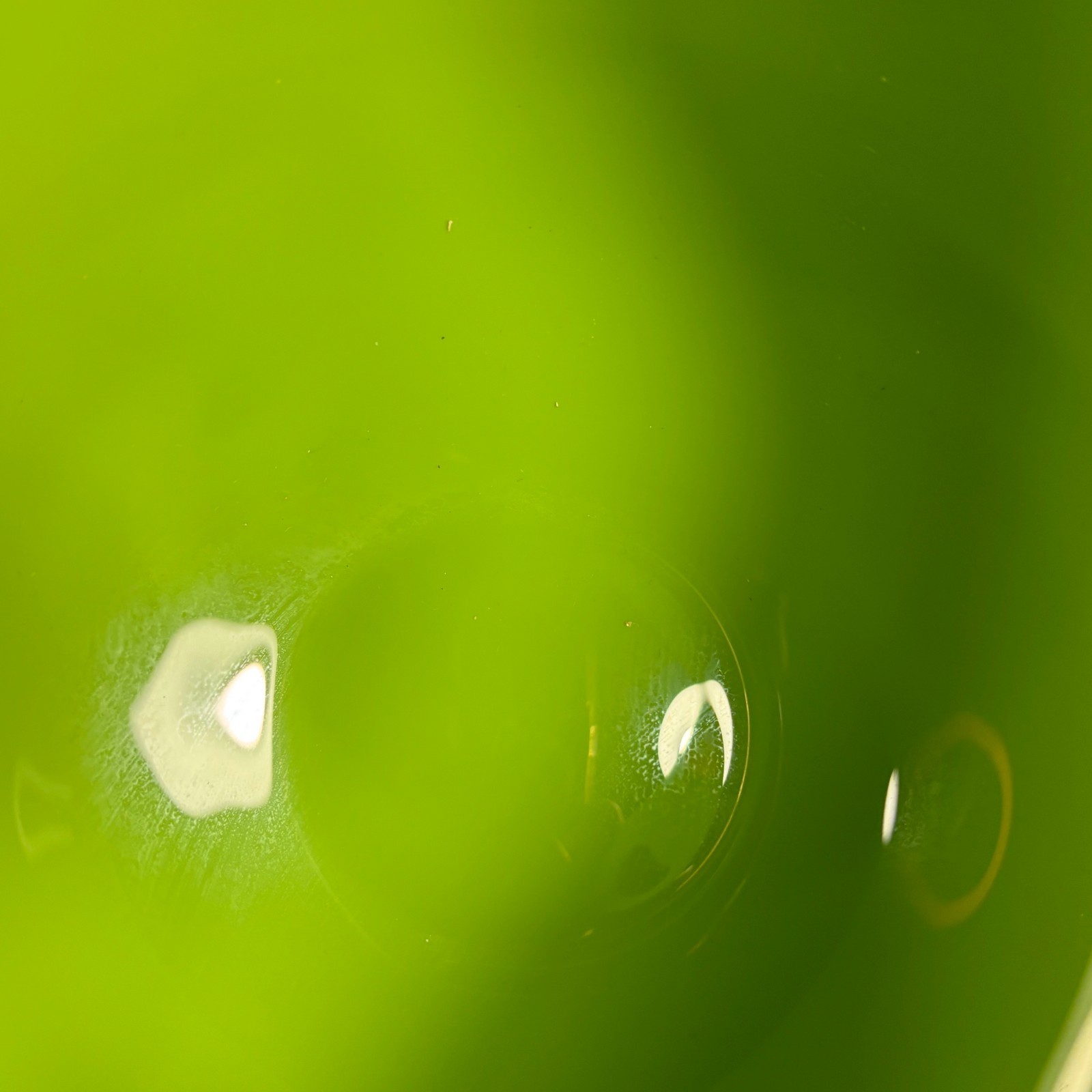 LGE Royal Copenhagen "Quadro" Crystal Bowl - Peter Svarre - Citrus Green