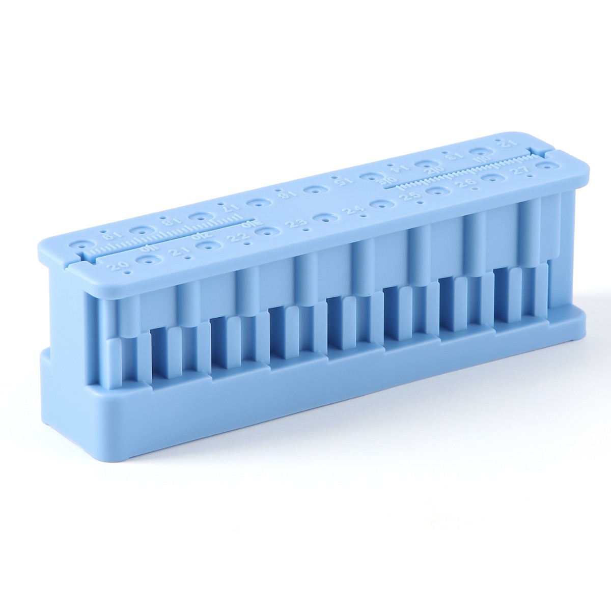 Dental Endo Measuring Block Endodontic File Holder Measuring Ruler Autoclavable