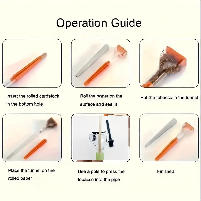 Cone Pre Roller, White Cone Rolling Tool, Portable