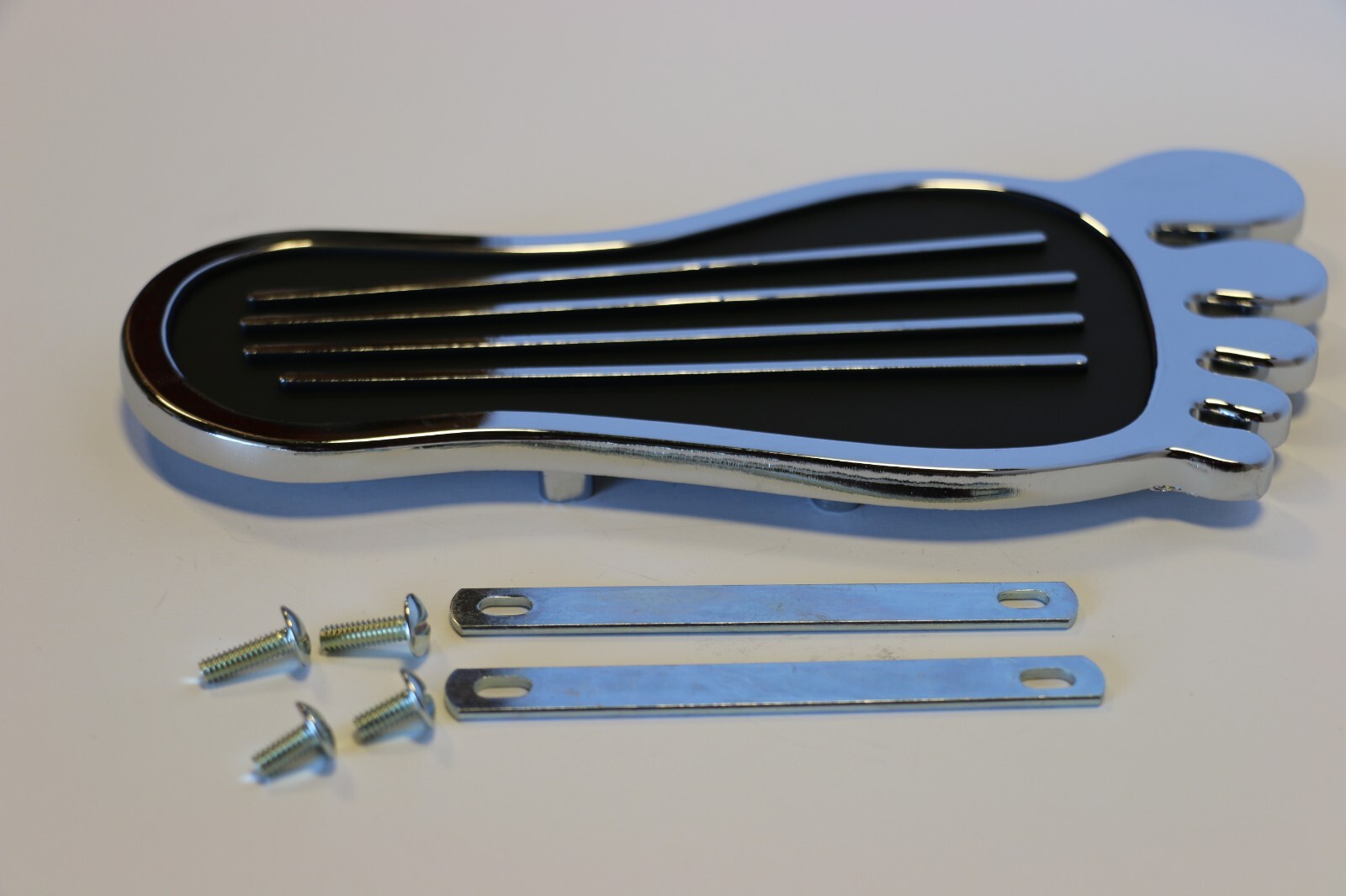 Barefoot Chrome Gas Pedal Cover Chrome Hot Rod Vintage Rat Classic Chevy Ford