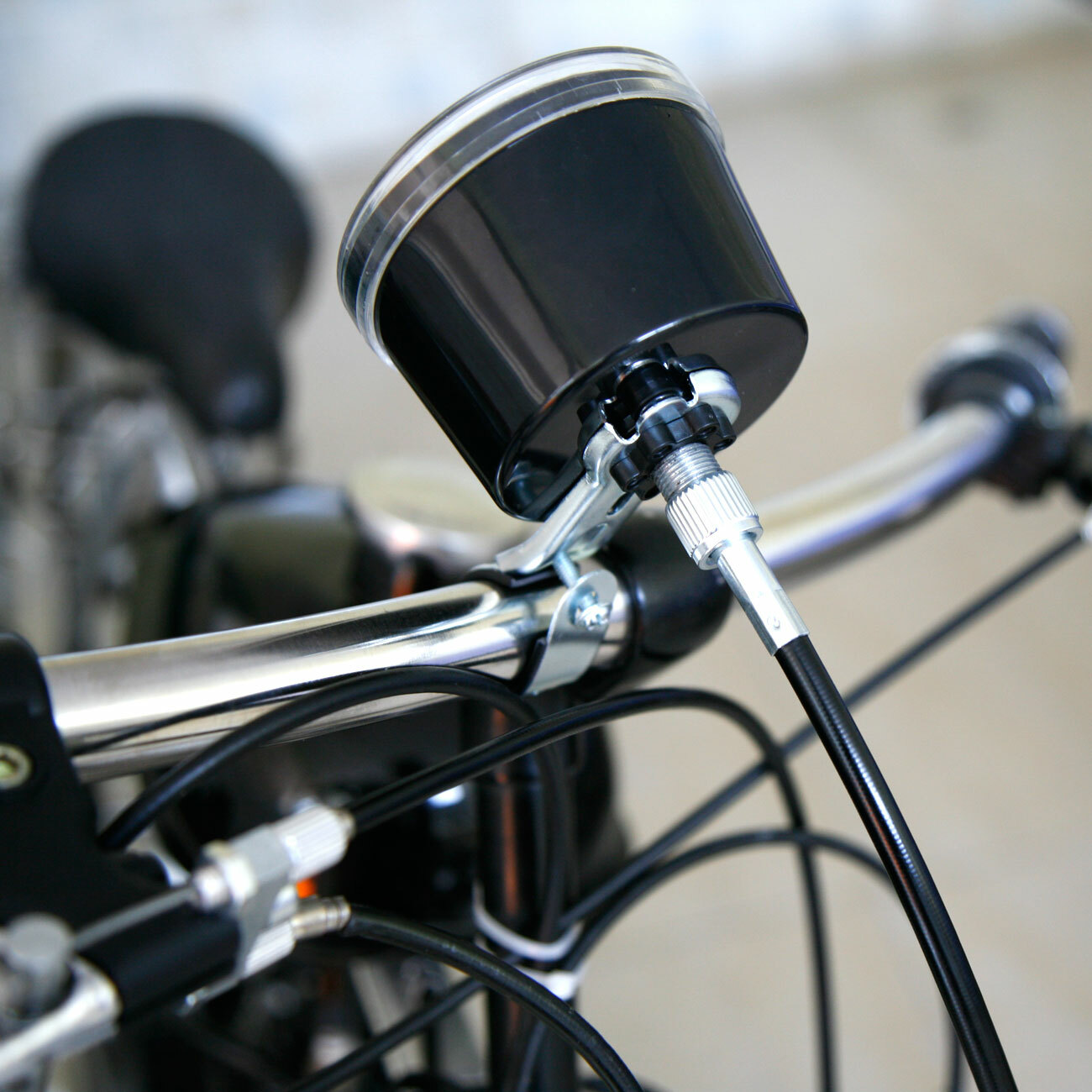 Vintage Style Bicycle Bike Speedometer Analog Mechanical Odometer With Hardware