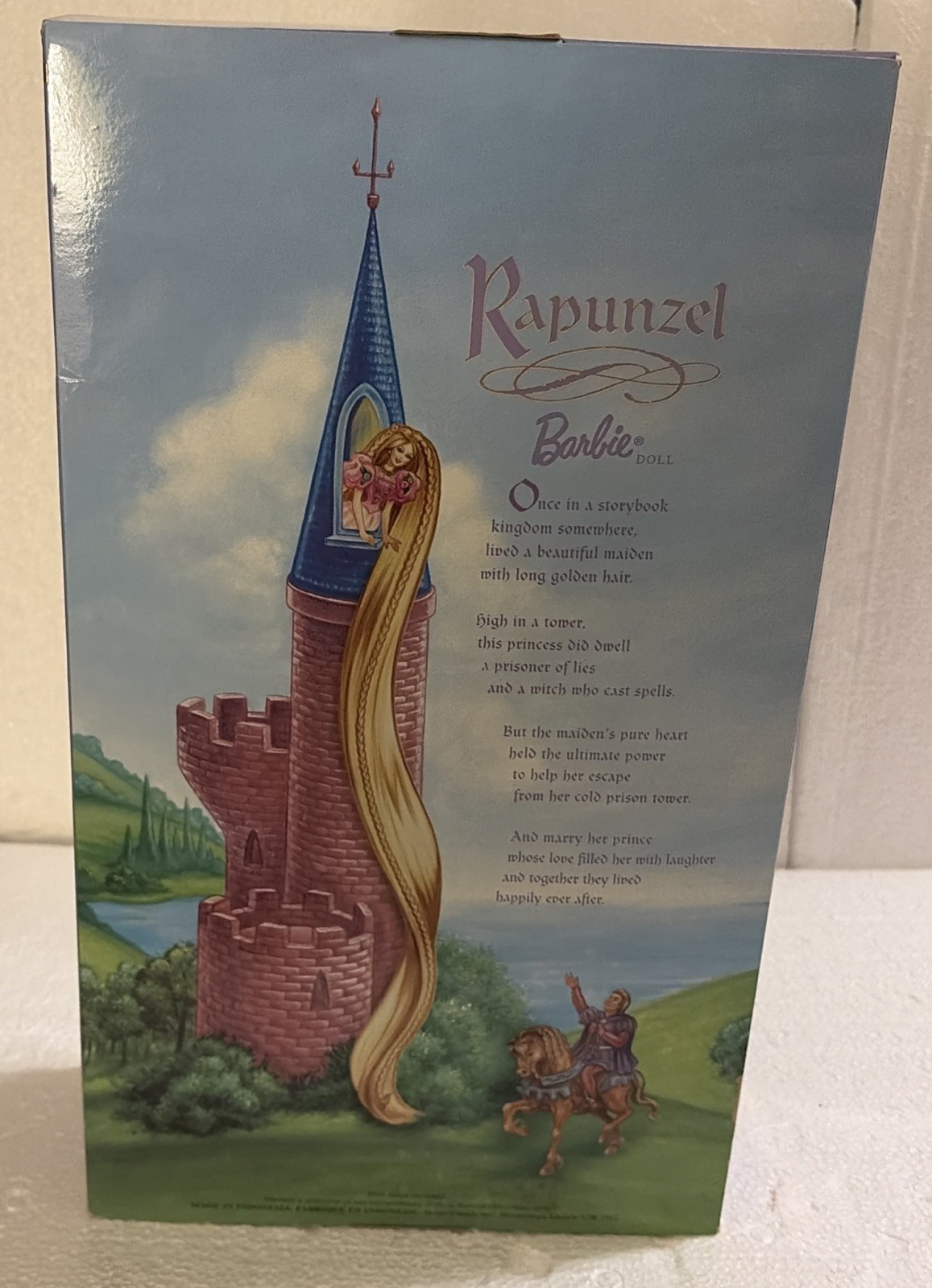 Barbie Doll Rapunzel 2001 Collector Edition Gold Label 53973 NRFB Mattel Vintage