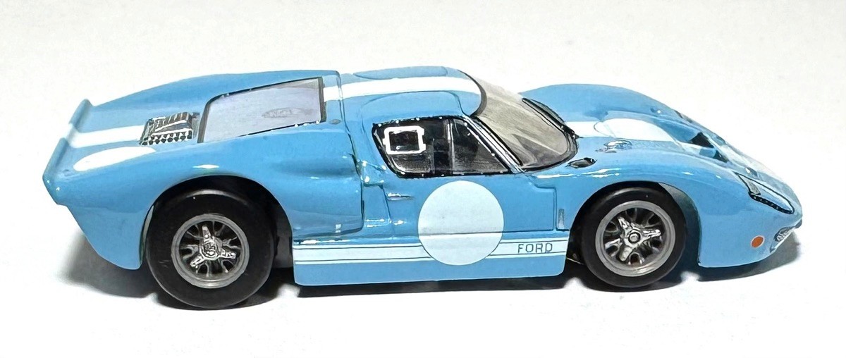 2025 AFX MegaG+ FORD GT40 CHASSIS #1085 Slot Car Limited Edition w/Sticker Sheet
