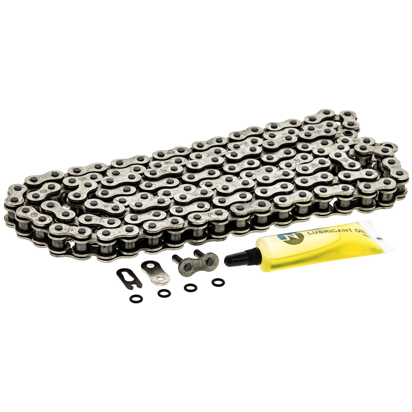 NICHE 420 Drive Chain 130 Links O-Ring With Connecting Master Link Motorcycle