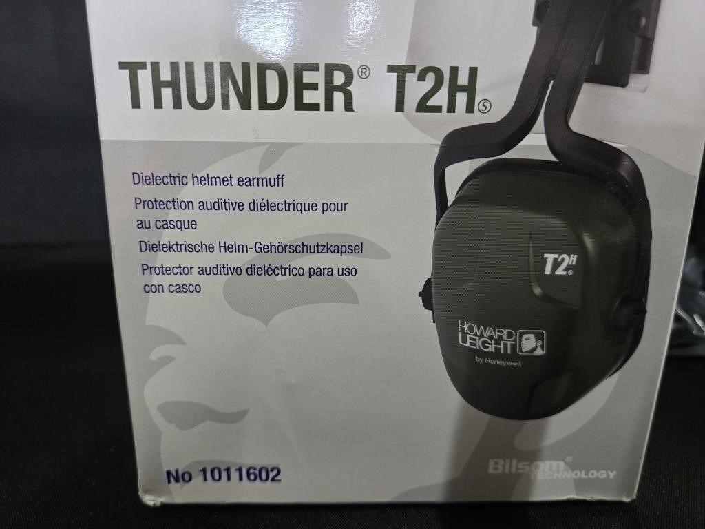 Honeywell Howard Leight Thunder T2H Dielectric Helmet Earmuff