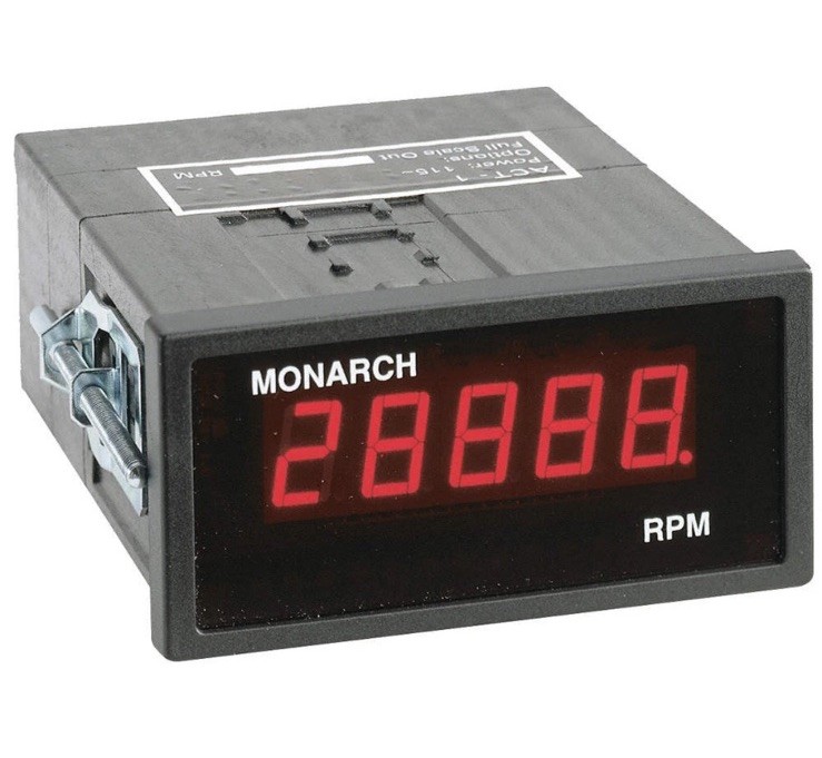 MONARCH ACT-1B-1-0-1-0-001 ACT-1B-1-0-1-0-001 Panel Tachometer, (1) 5TDG8