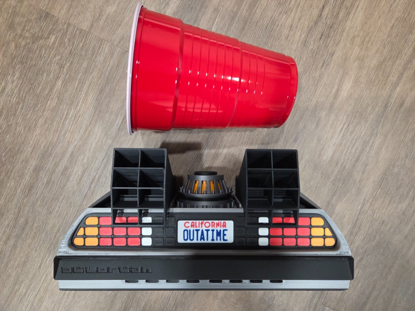 Back to the Future DeLorean Wall Key Hanger – 3D Printed Fan Art