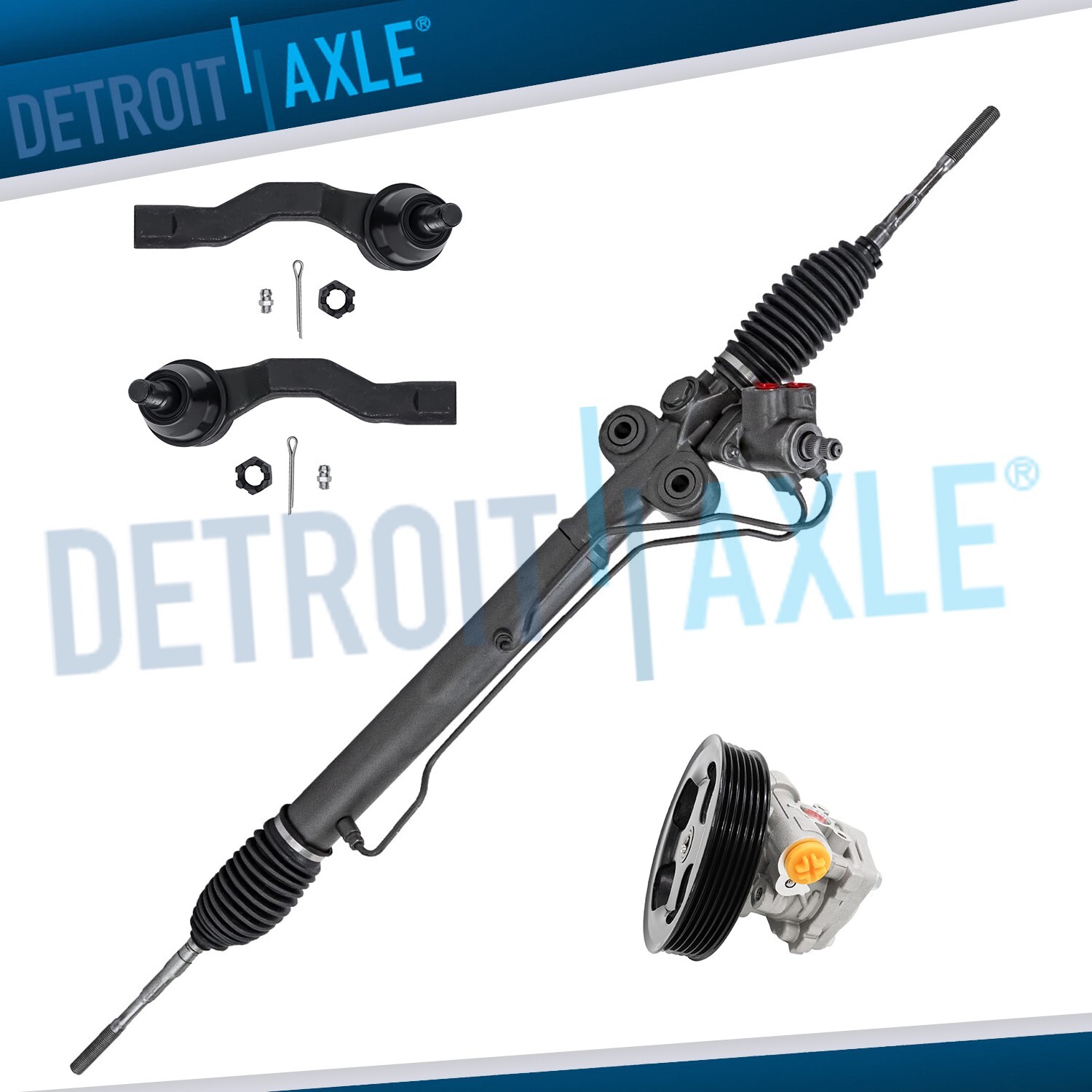 Power Steering Rack and Pinion Pump Outer Tie Rods for Nissan 350Z INFINITI G35