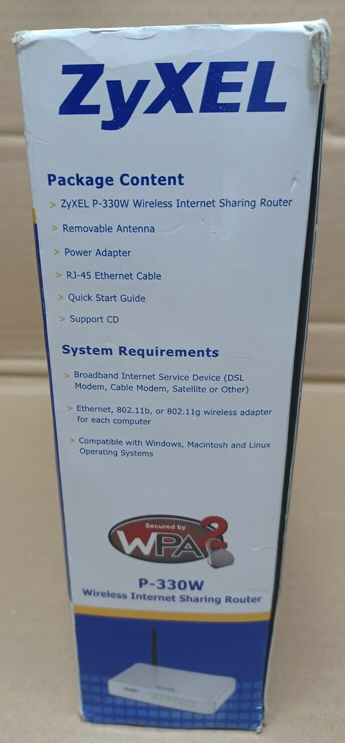 Router P330W NEW Zyxel Internet Sharing