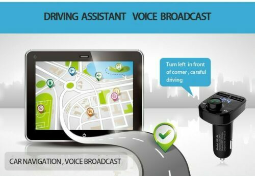 In Car Bluetooth FM Transmitter Radio MP3 Wireless Adapter Car Kit USB Charger 2