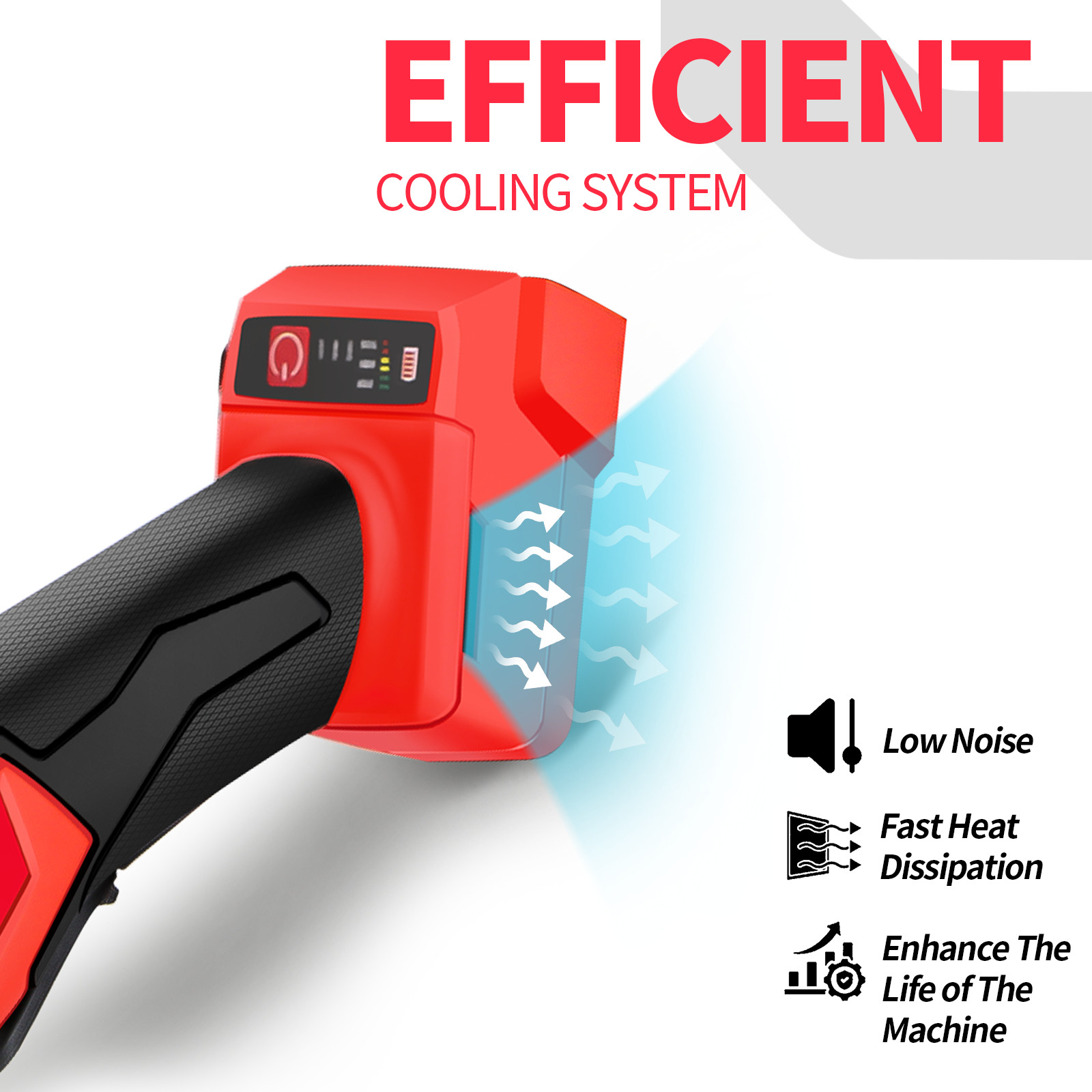 Cordless 4-1/2" to 5" Angle Grinder for Milwaukee M18 Battery Brushless 11000RPM