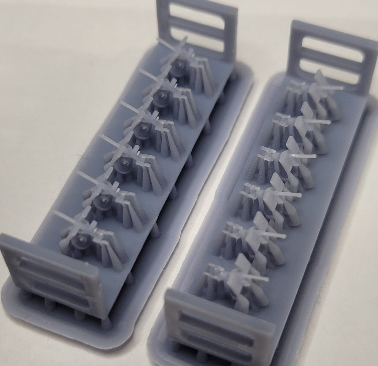 1/350 3D Printed 20mm Oerlikon AA Guns (Early) X 12 For WW2 Model Warships