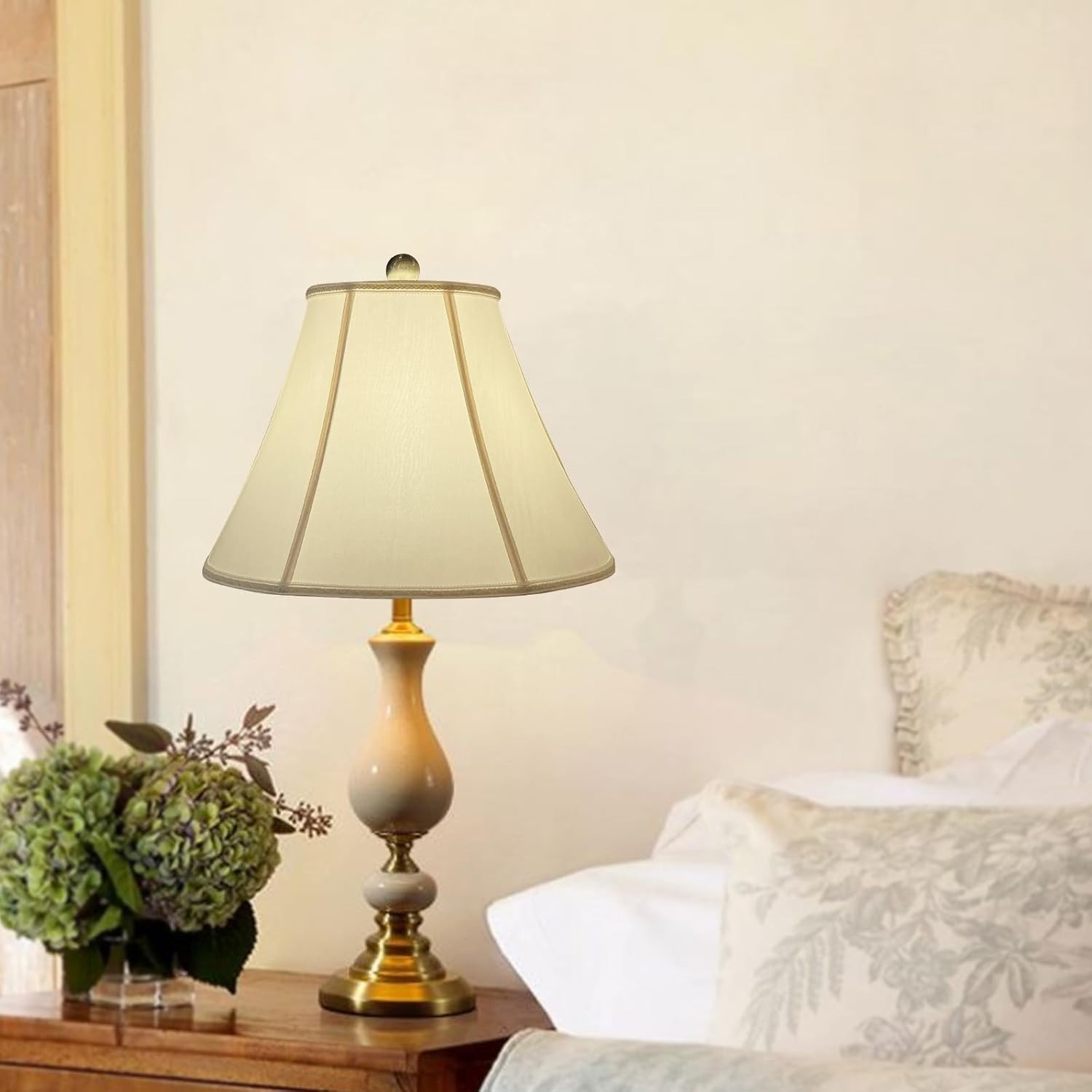 Bell Lamp Shades, 7" x 15" x 10.5" Royal Style Spider LampShade or Table and ...