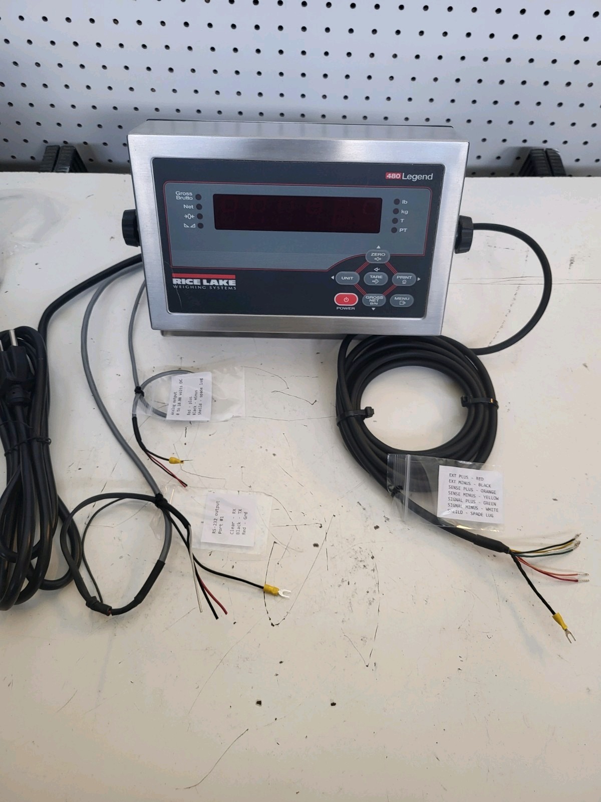 Rice Lake NTEP Legal-For-Trade 480/Analog Output Option IP66 SS weight indicator