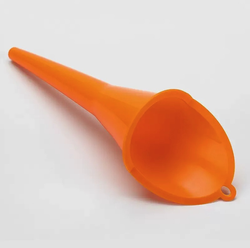 1/5/10pcs Car Long Stem Funnel Gas Oil Anti-Splash Plastic Tool - NEW