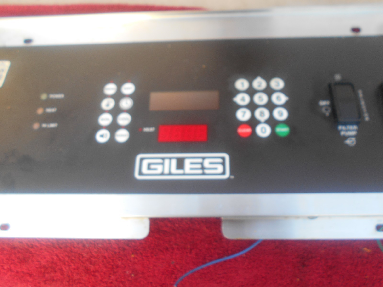 GILES GEF 720 COMMERCIAL FRYER CONTROLS