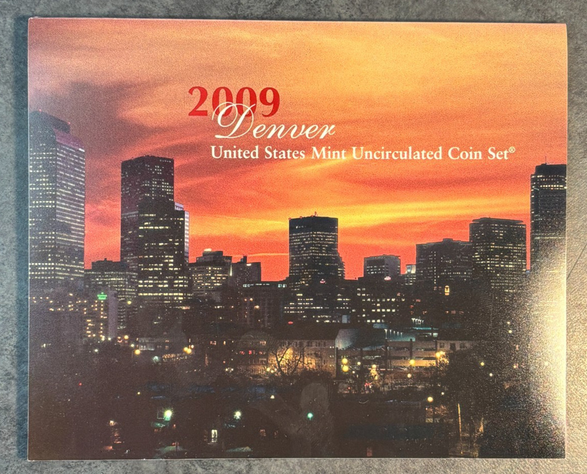 2009 P & D US Mint Complete Uncirculated Set 36 Coins w/ COA