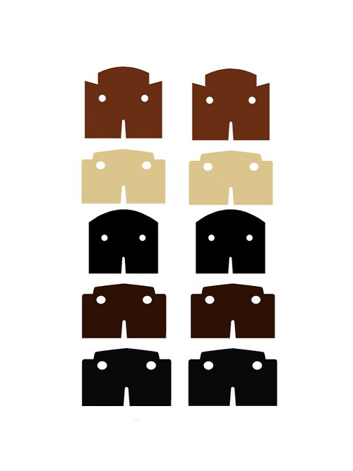 Custom Trench Coat Variety Pack Cloth Accessory for Minifigures  -by BKB