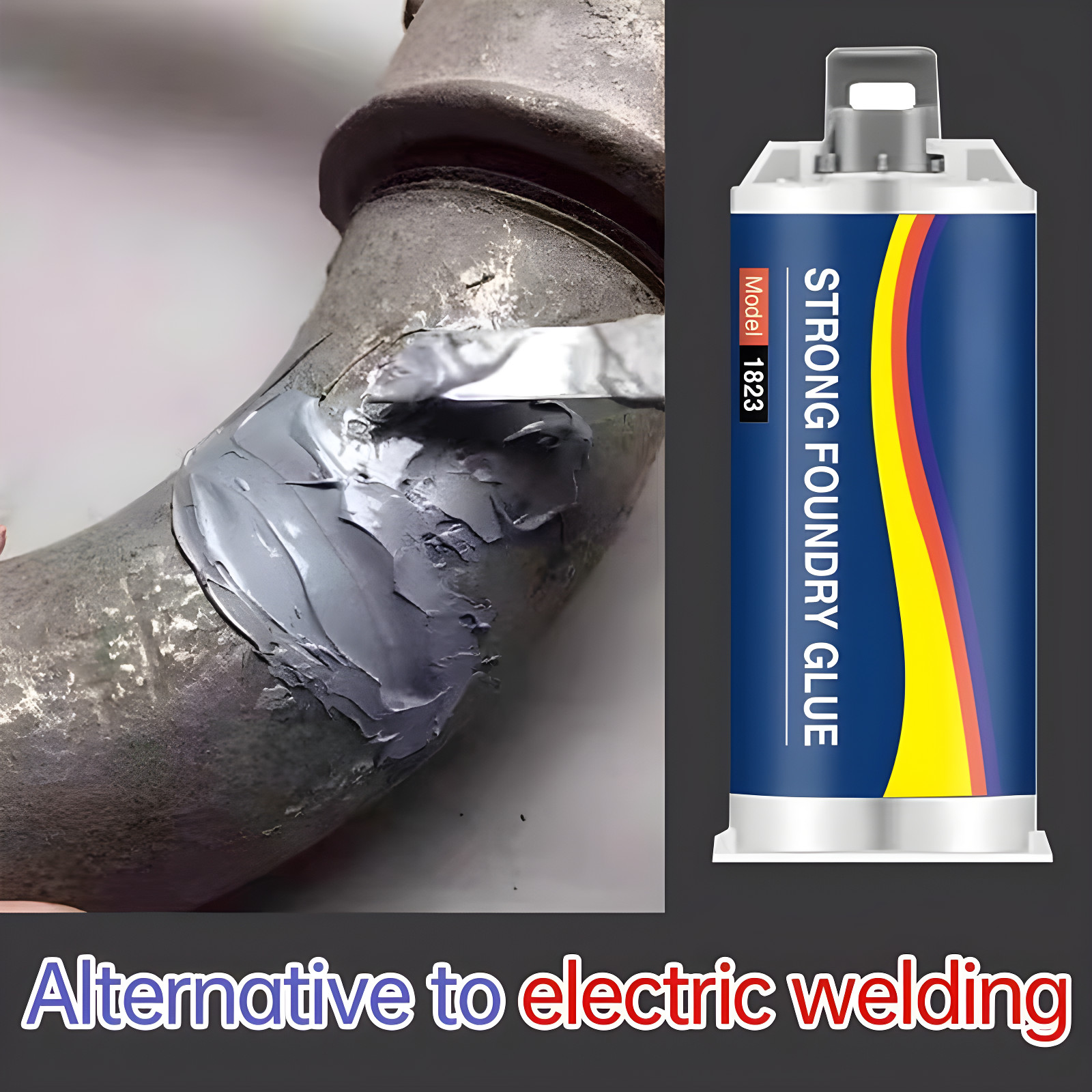 2 Pack Strong Foundry Glue, High Temperature Resistant Casting Metal Repair Glue