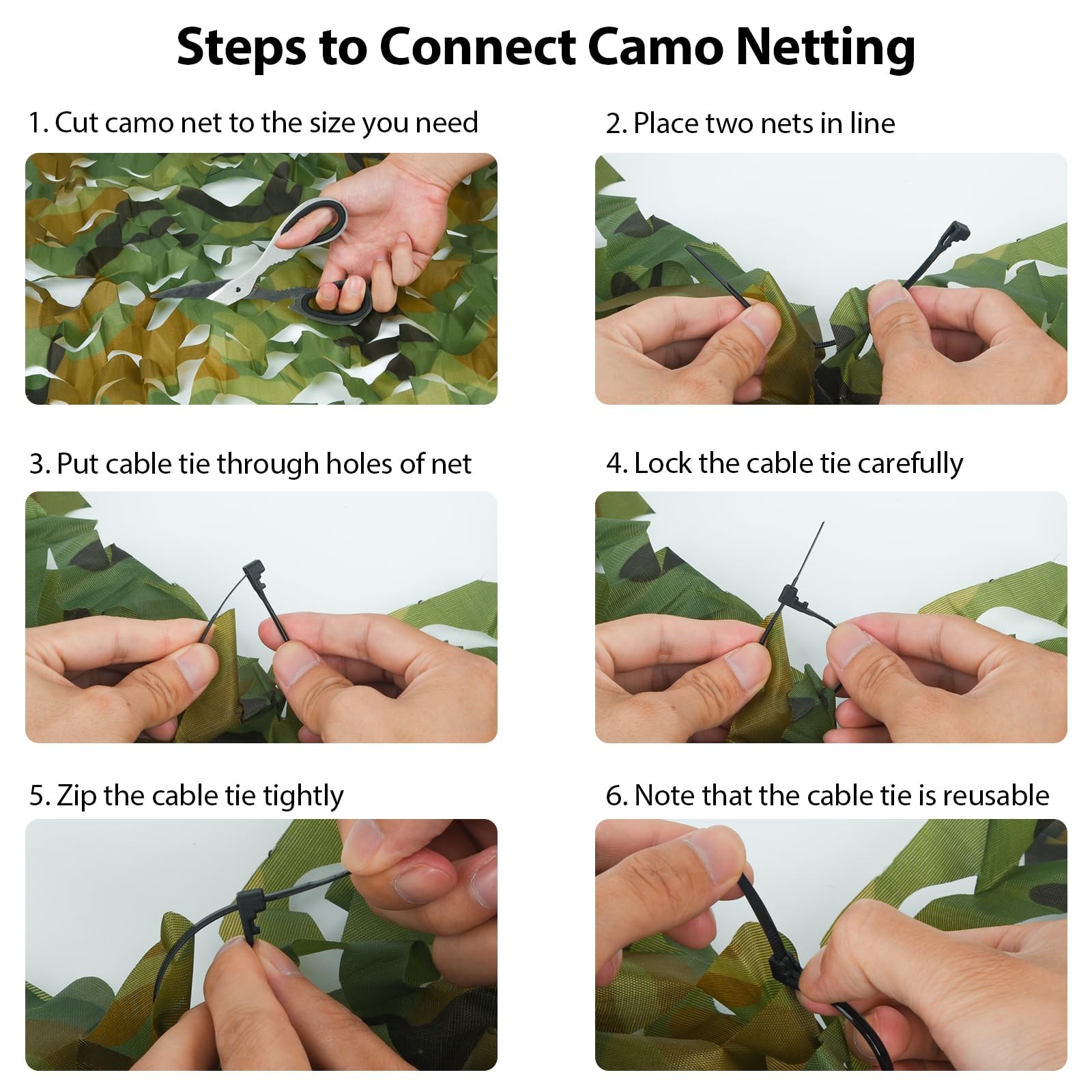 13x20ft Camping Camouflage Netting Military Camo Sunshade Mesh Hunting Car Cover