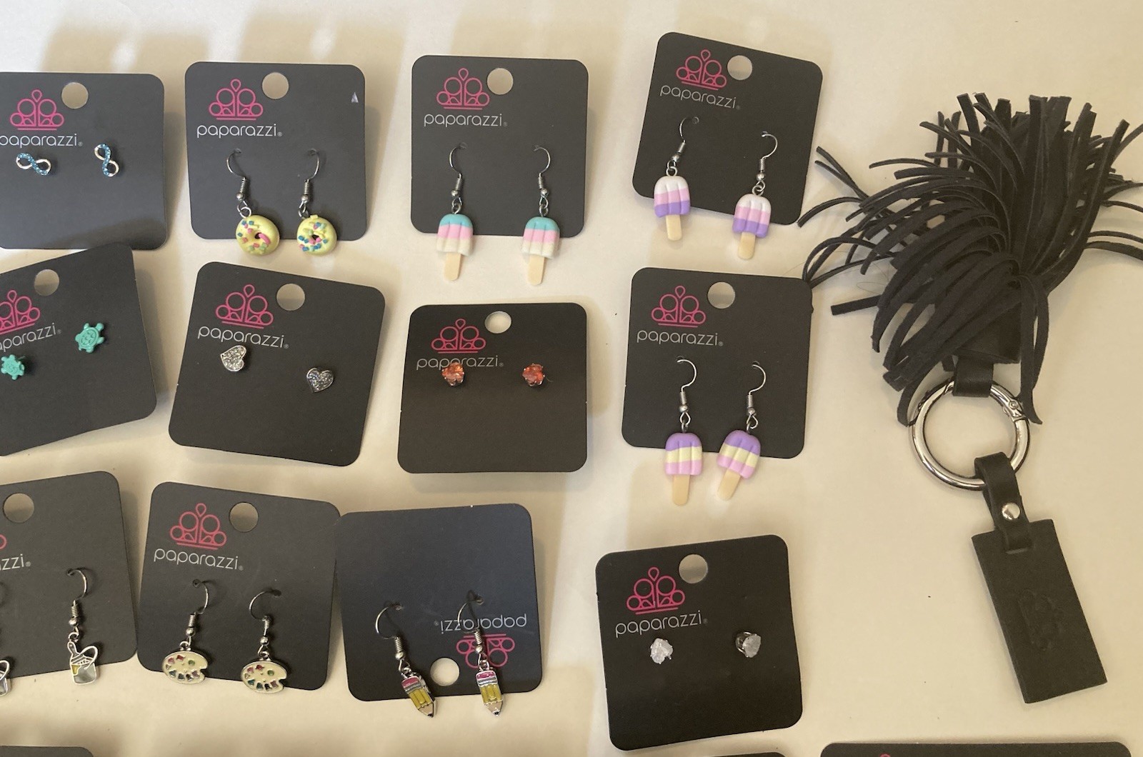 Paparazzi Kids Jewelry Mixed Lot of 27 Plus Keychain New